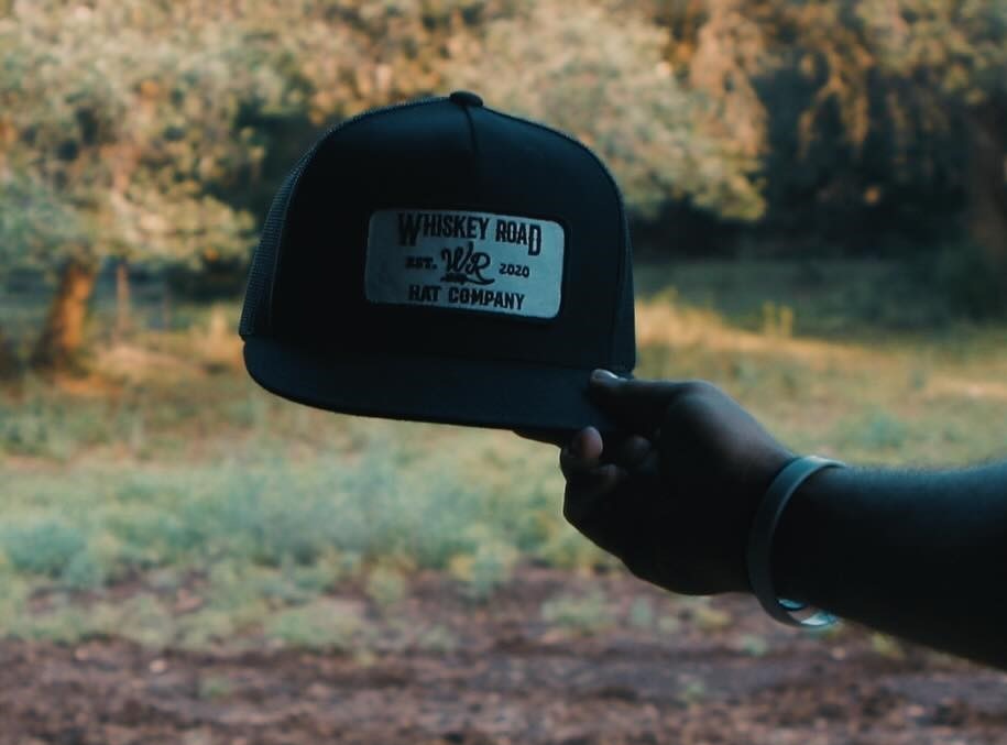 WR Outlaw - Black Trucker Hat - Whiskey Road Hat Company