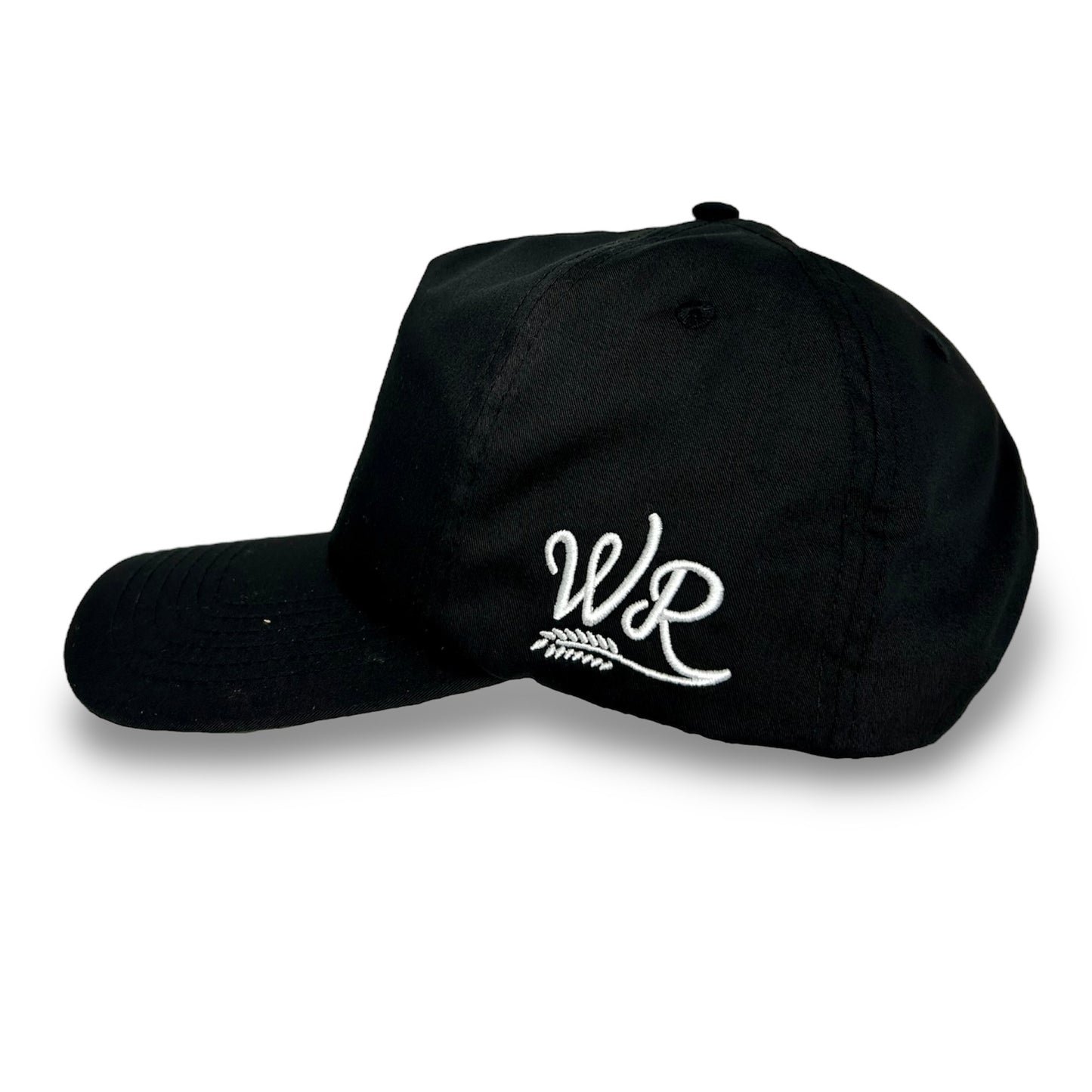 All Black Unstructured Hat