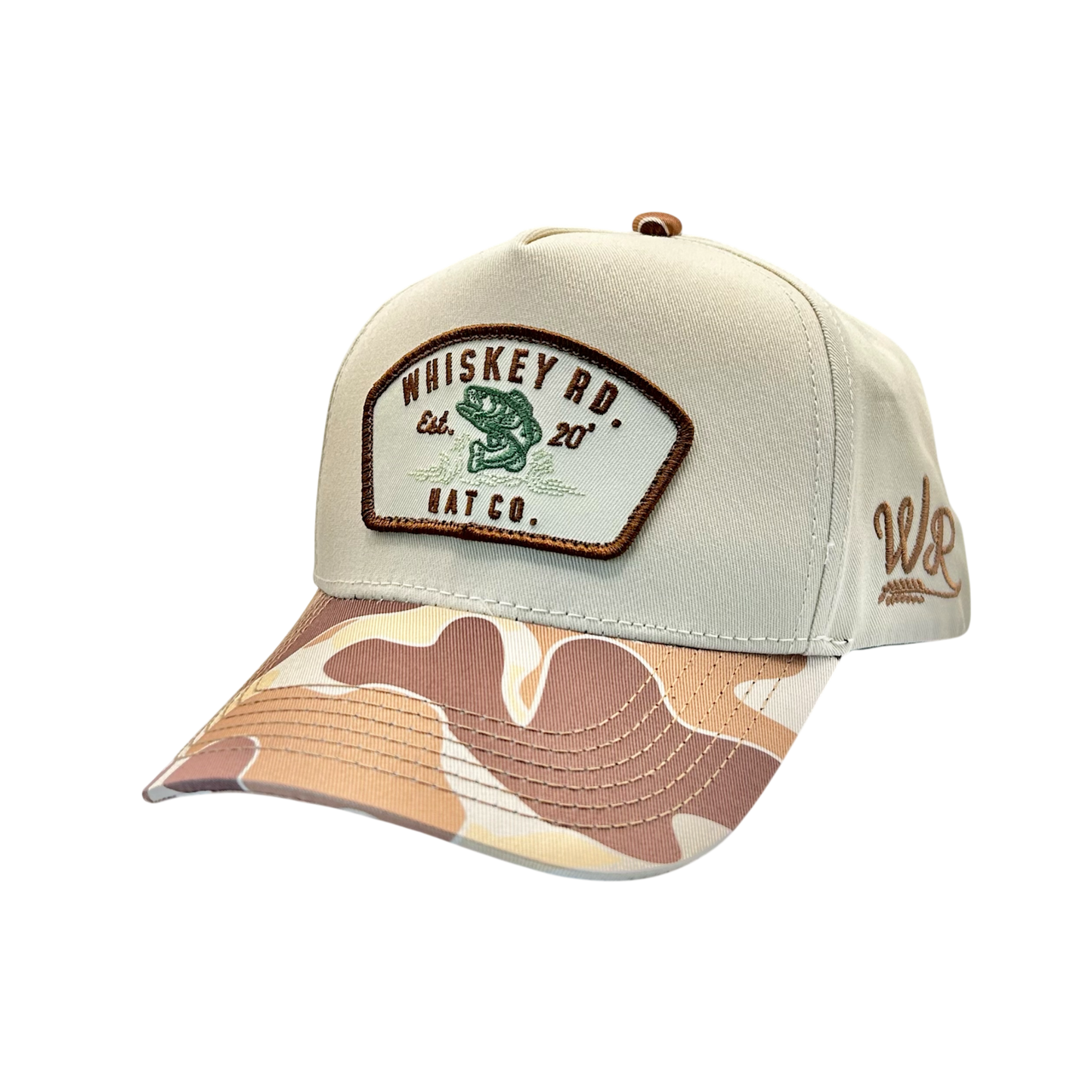 The Bass Bucket (White and Camo)