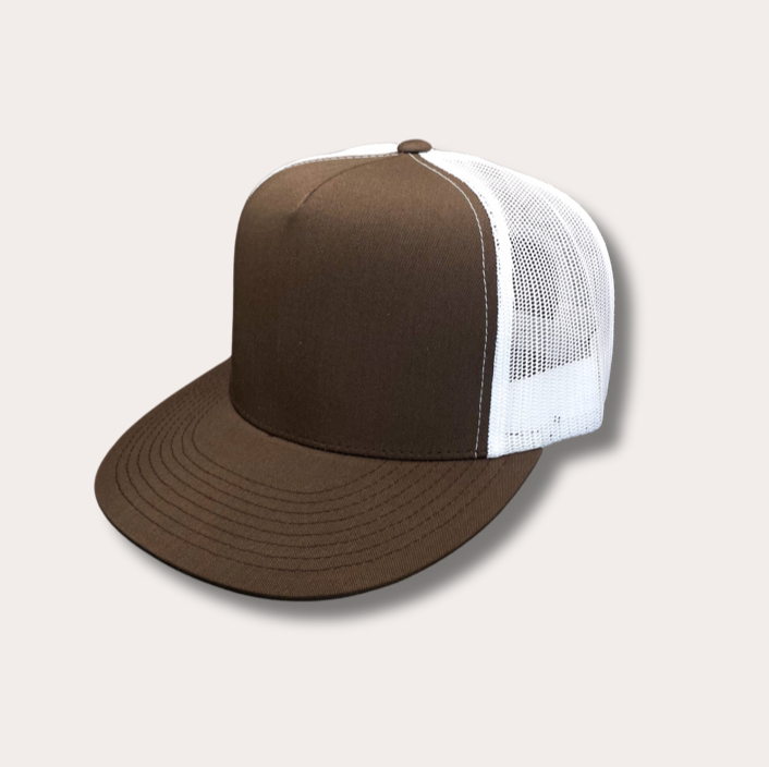 Brown/White Trucker Hat