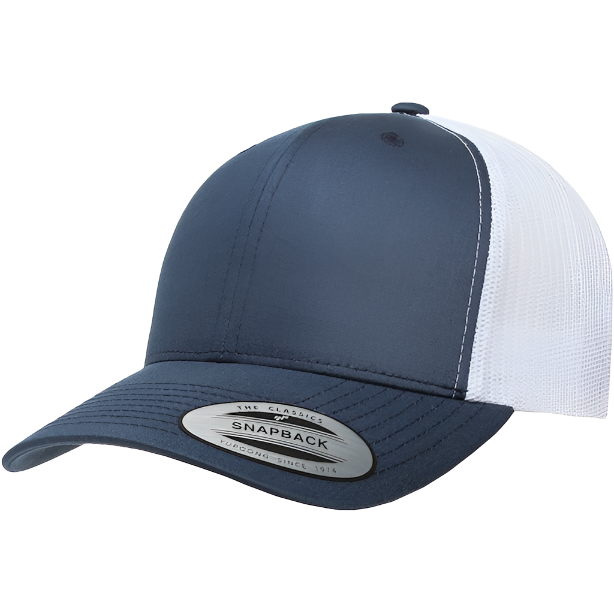 Navy/White 6-Panel Snapback