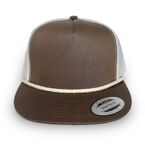 Brown/White Trucker Hat