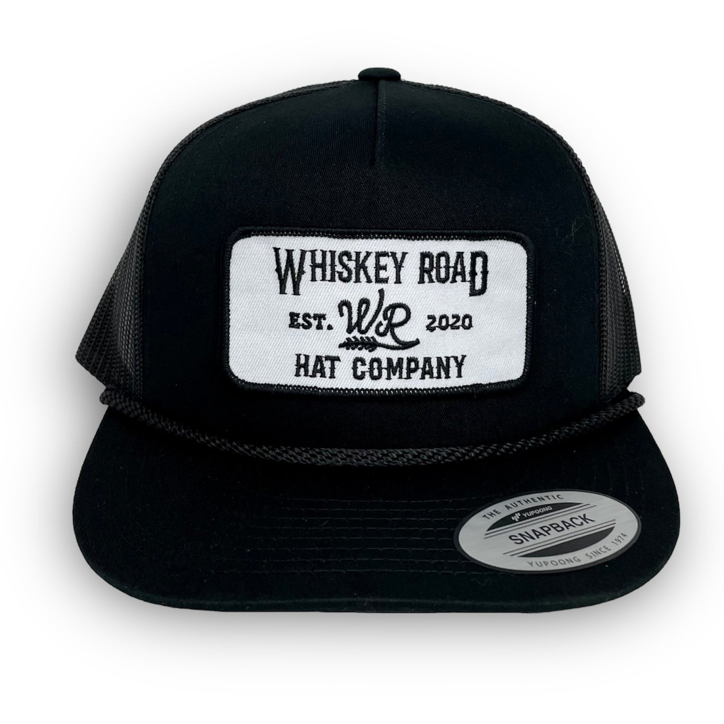 WR Outlaw - Black Trucker Hat - Whiskey Road Hat Company