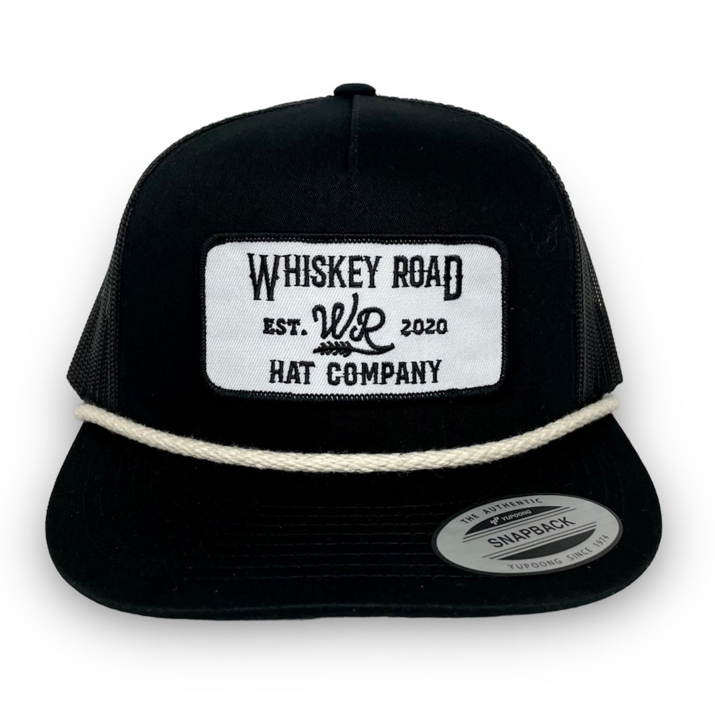 WR Outlaw - Black Trucker Hat - Whiskey Road Hat Company