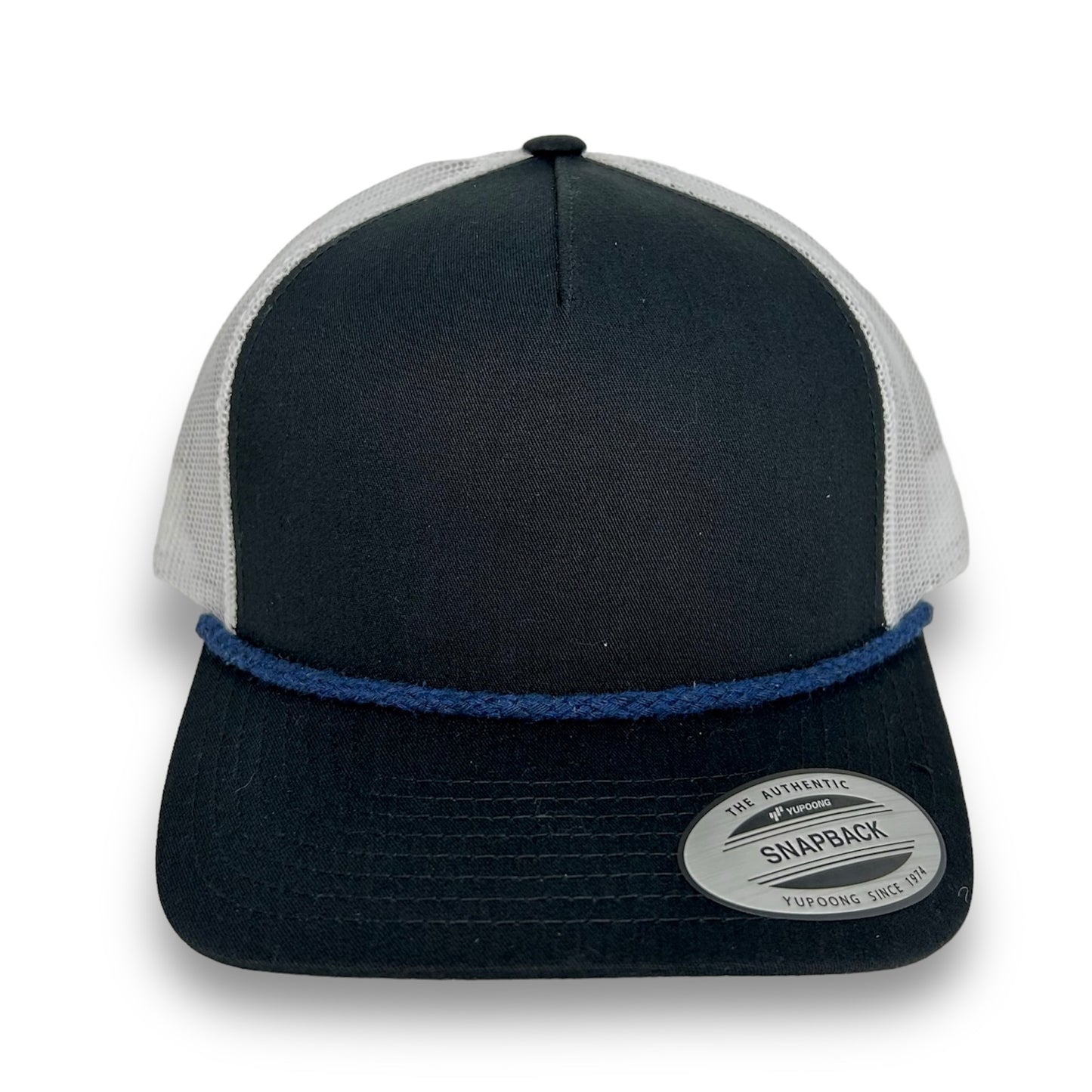 Black/White Snapback - Whiskey Road Hat Company