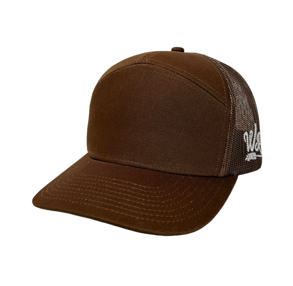 Brown WR 7-Panel – Whiskey Road Hat Company