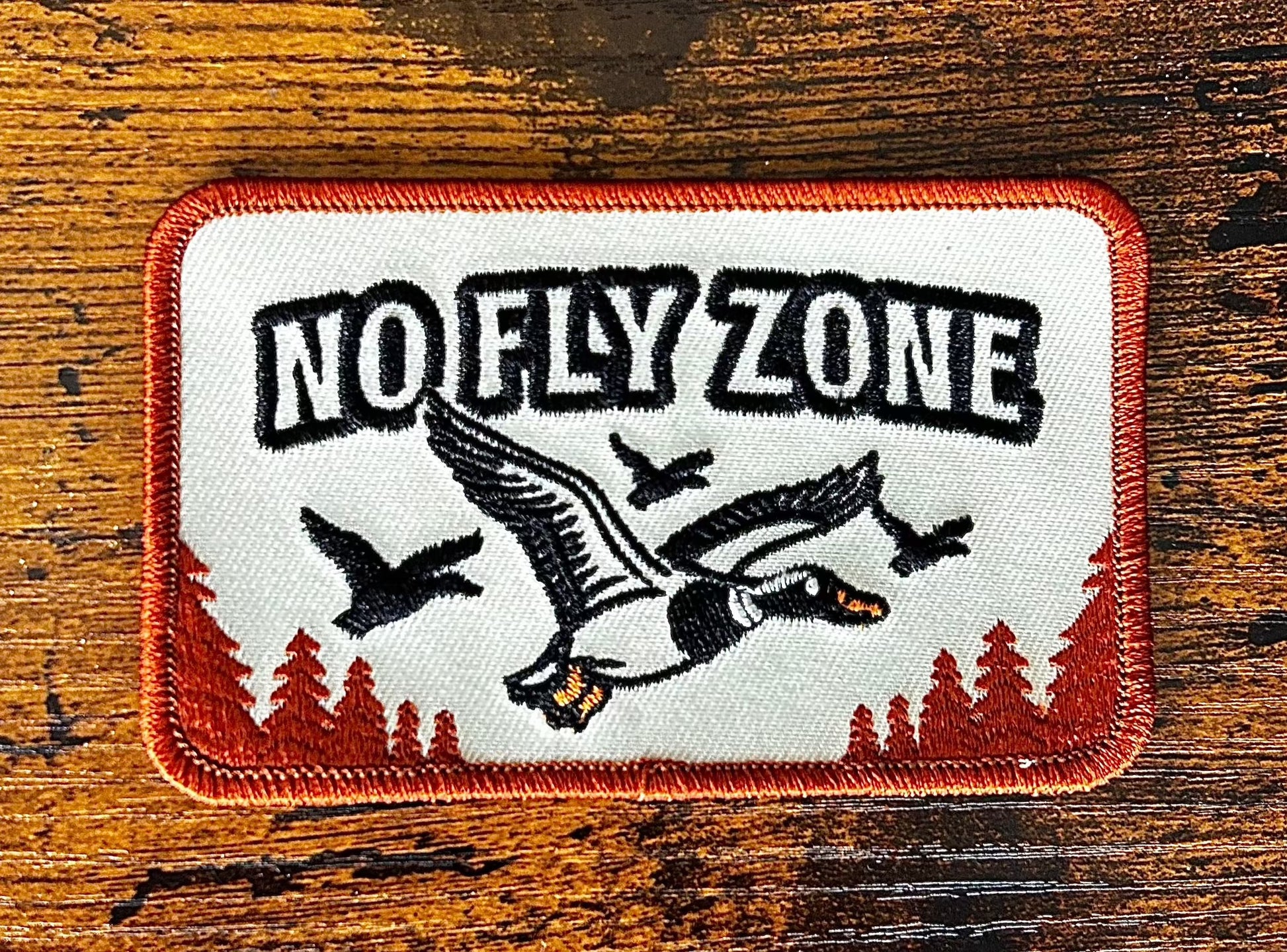 No Flying No Fly Zone Patch – Whiskey Road Hat Company