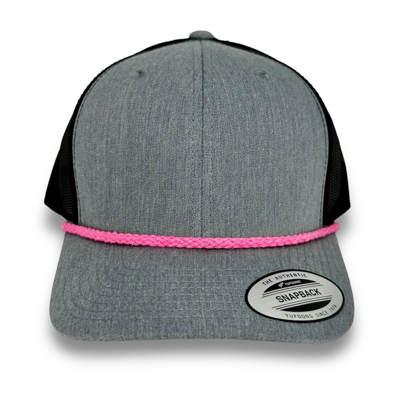 Heather/Black Snapback - Whiskey Road Hat Company