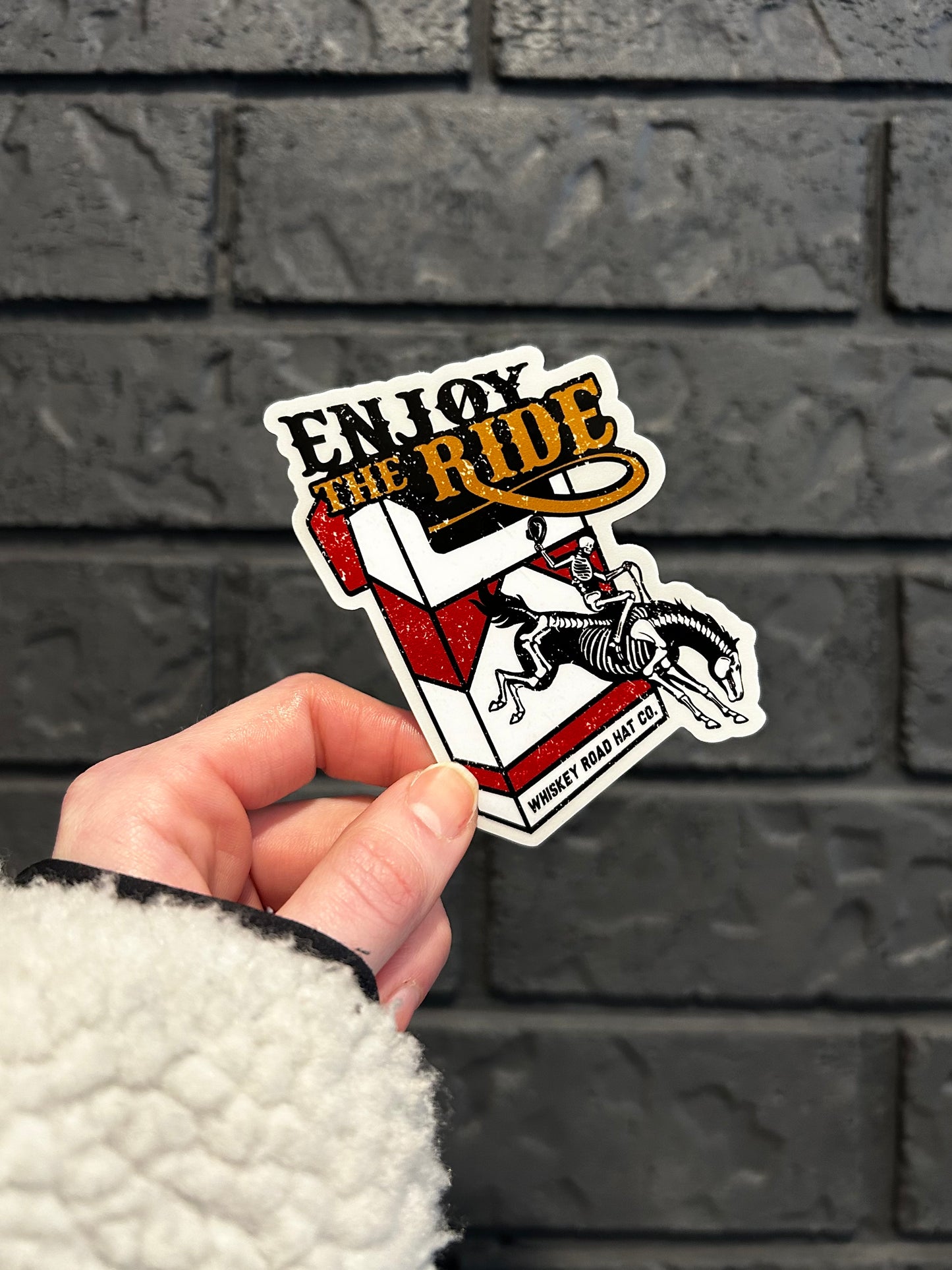 Enjoy the Ride Sticker