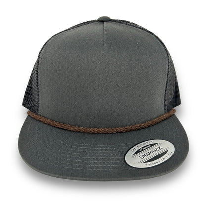 Charcoal Trucker Hat - Whiskey Road Hat Company