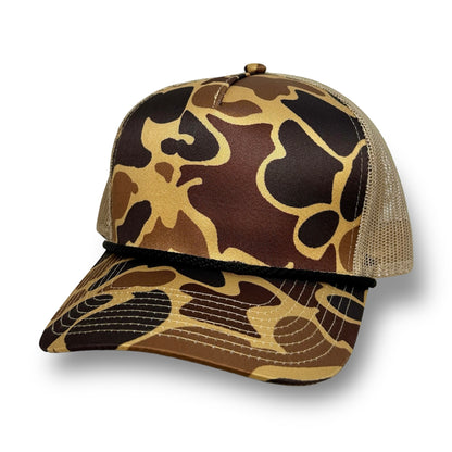 Old School Camo Snapback