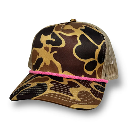 Old School Camo Snapback