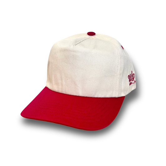 Red/White Retro Snapback