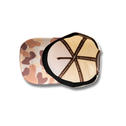 Off White/ Camo Snapback