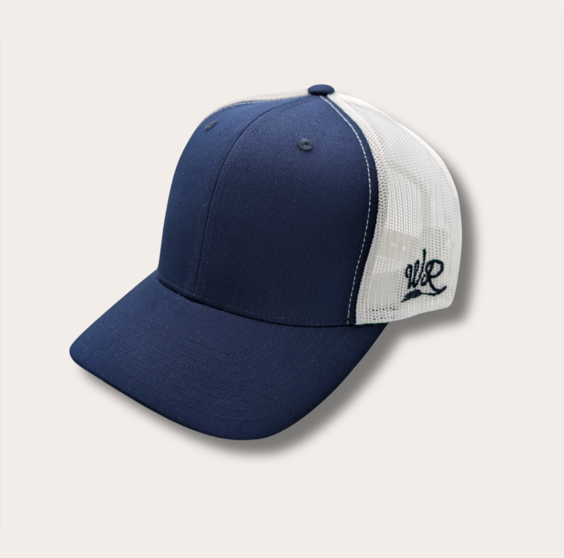 WR Navy/White Snapback