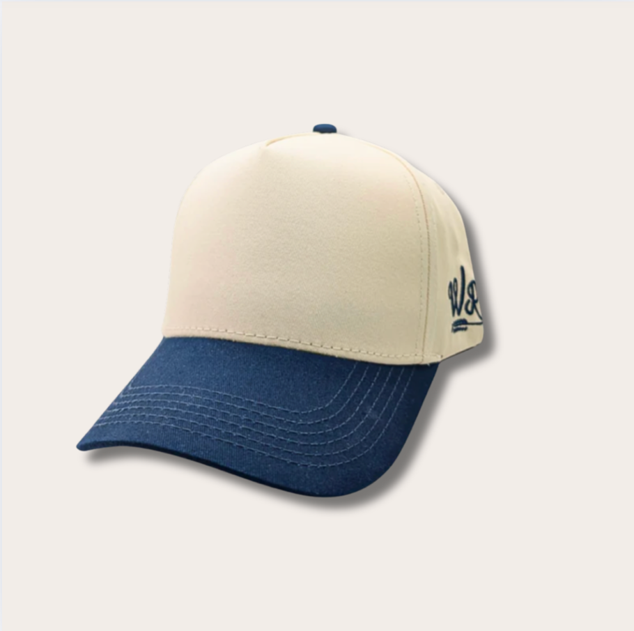 Off White/Navy Premium two-tone