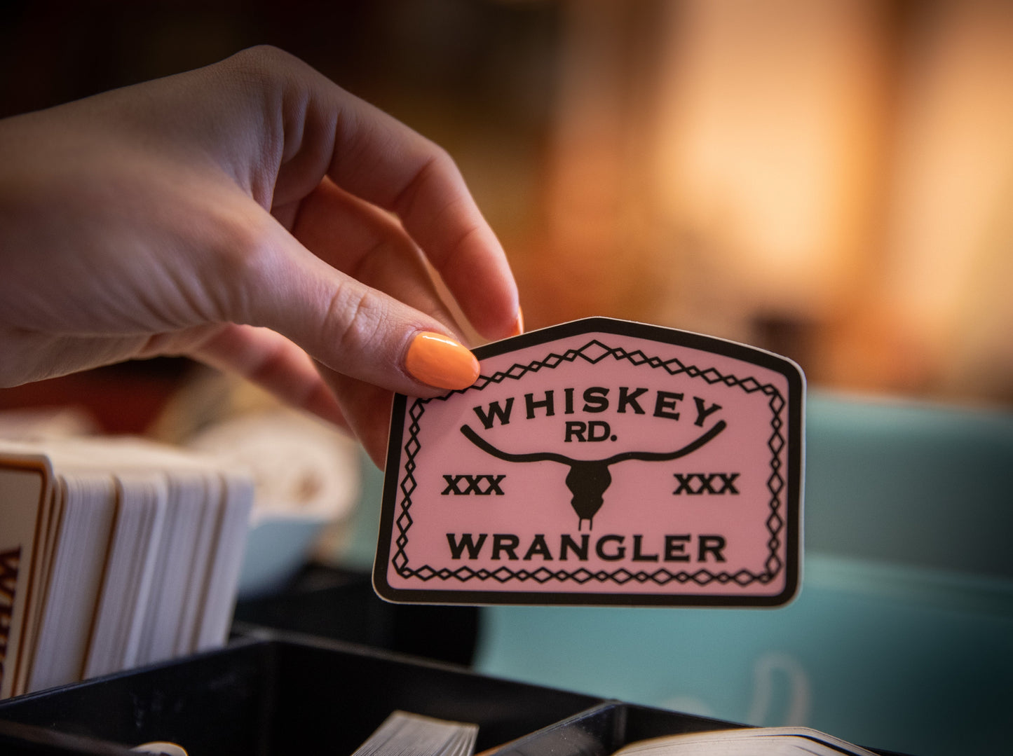 Whiskey Rd Wrangler Sticker