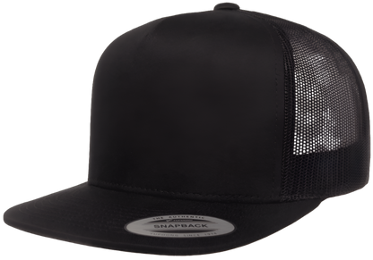 Black Trucker Snapback - Whiskey Road Hat Company