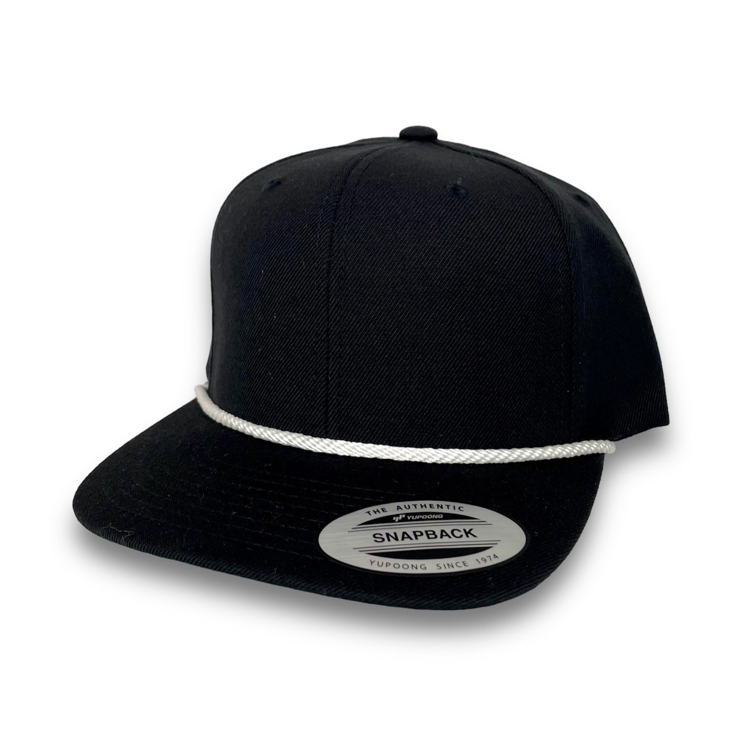 Black/Green Flat Bill Snapback