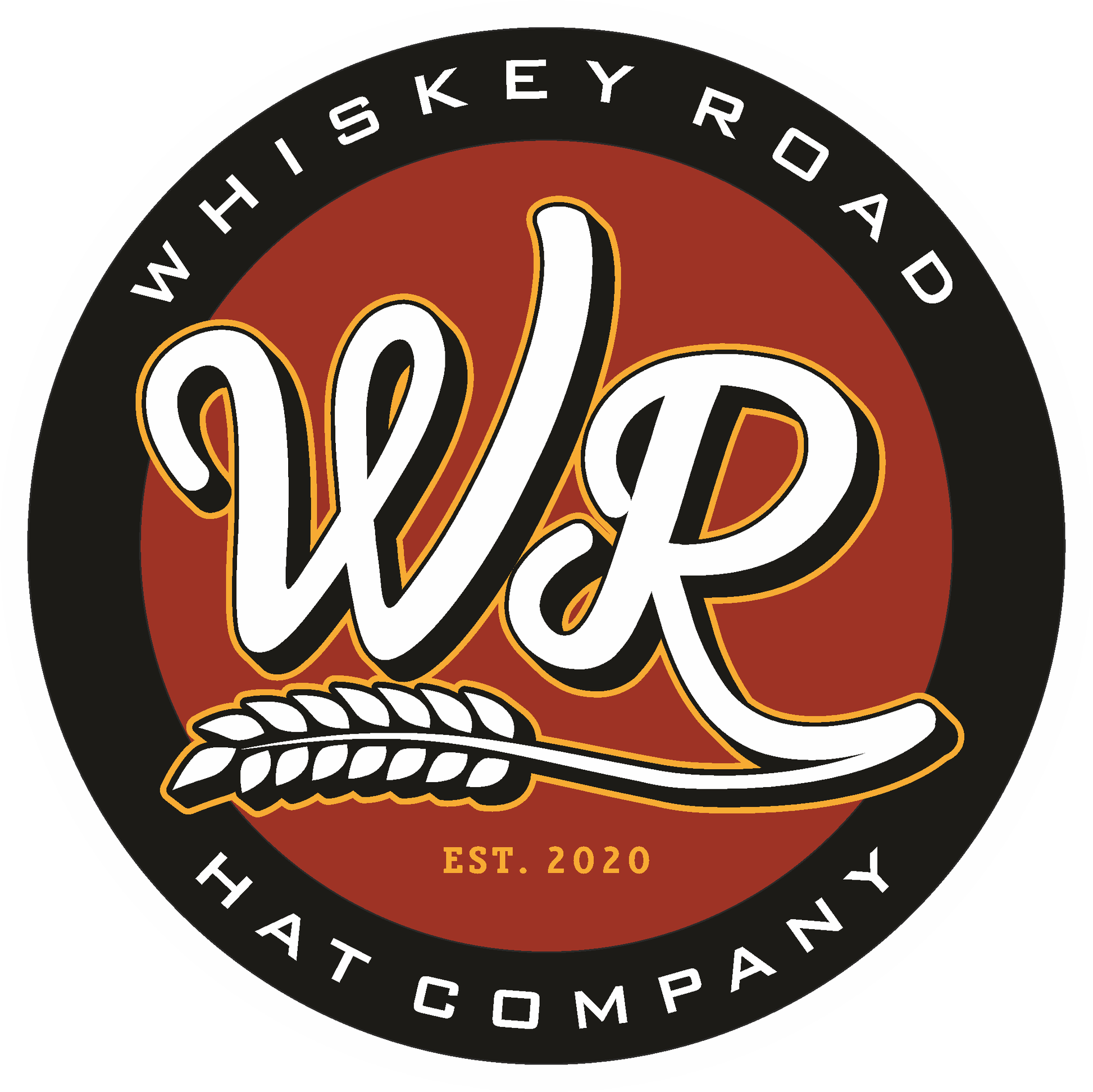 Logo Sticker - Whiskey Road Hat Company