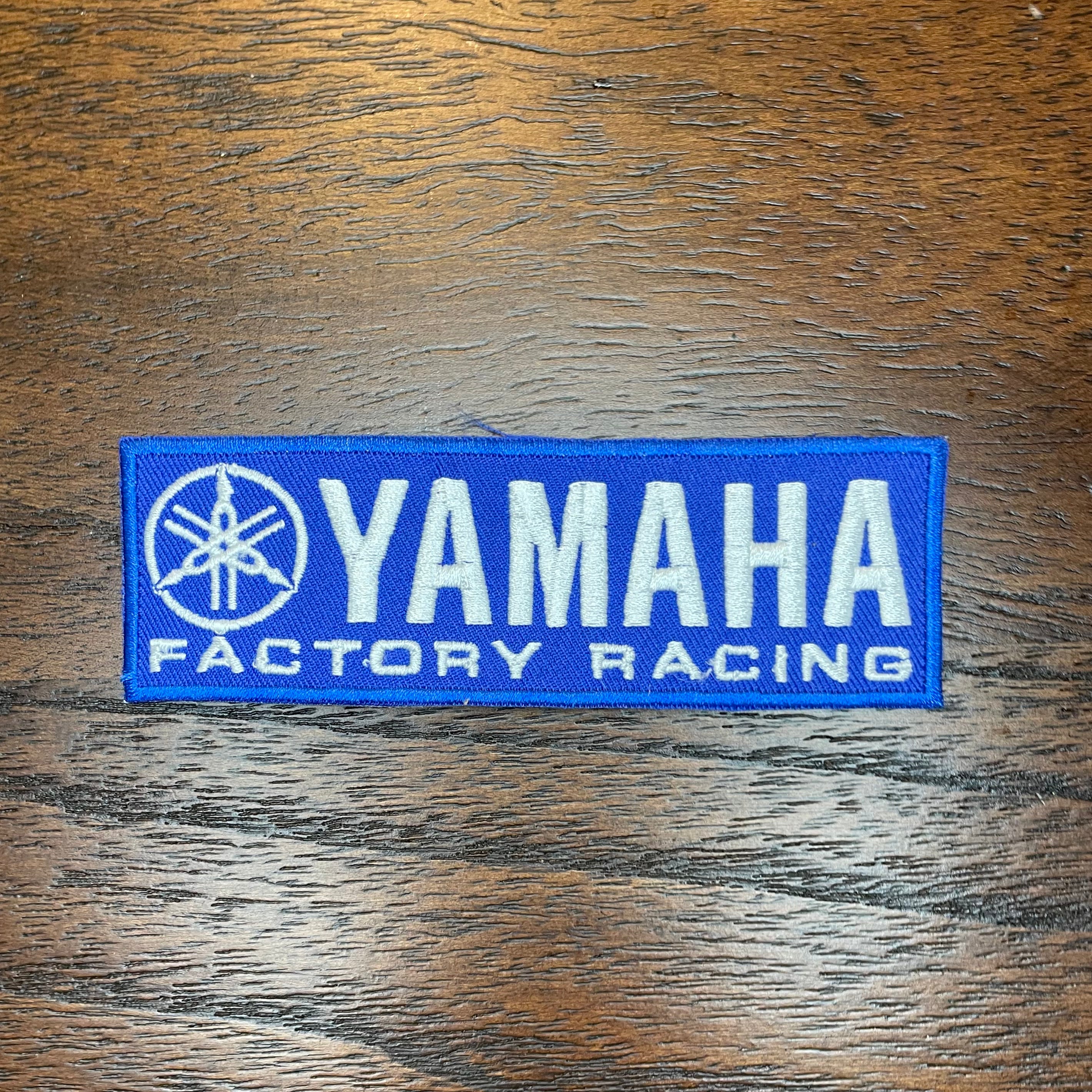 Blue Yamaha Racing Patch | Hat Patch | Whiskey Road Hat Company