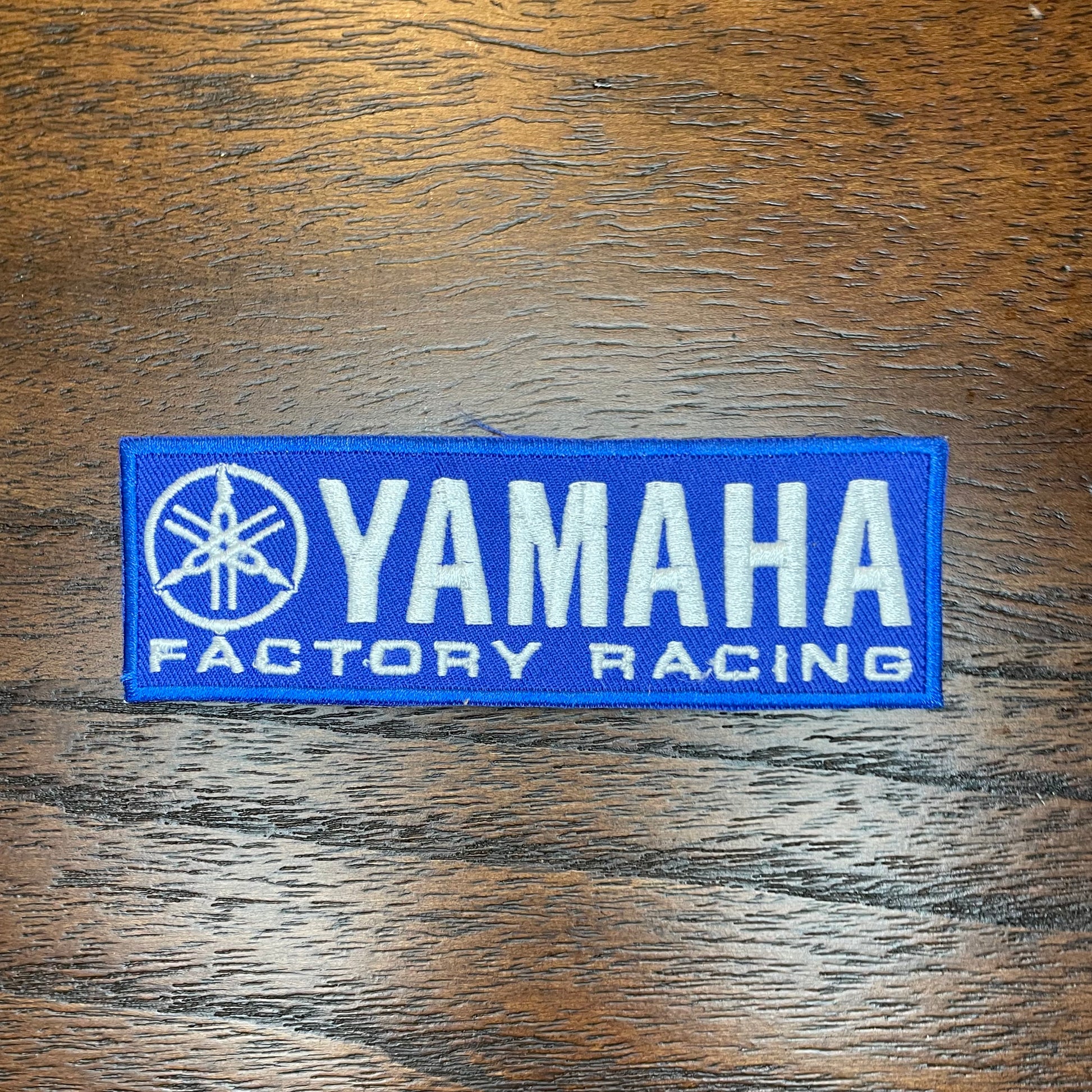 Blue Yamaha Racing Patch - Whiskey Road Hat Company