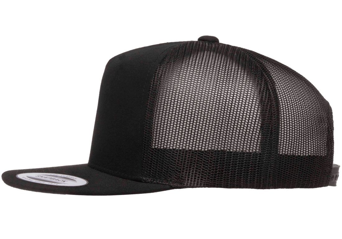 Black Trucker Snapback - Whiskey Road Hat Company