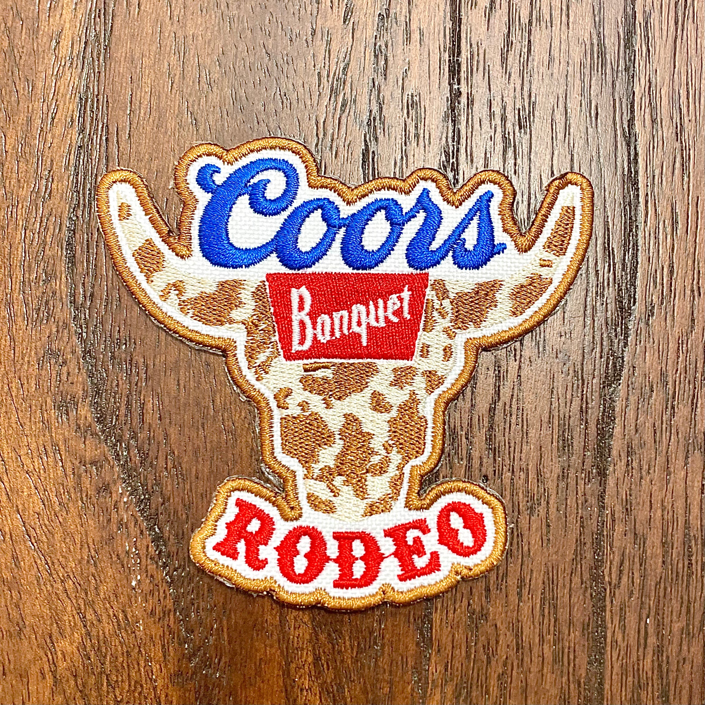 Coors Banquet Rodeo Bull Patch | Whiskey Road Hat Co