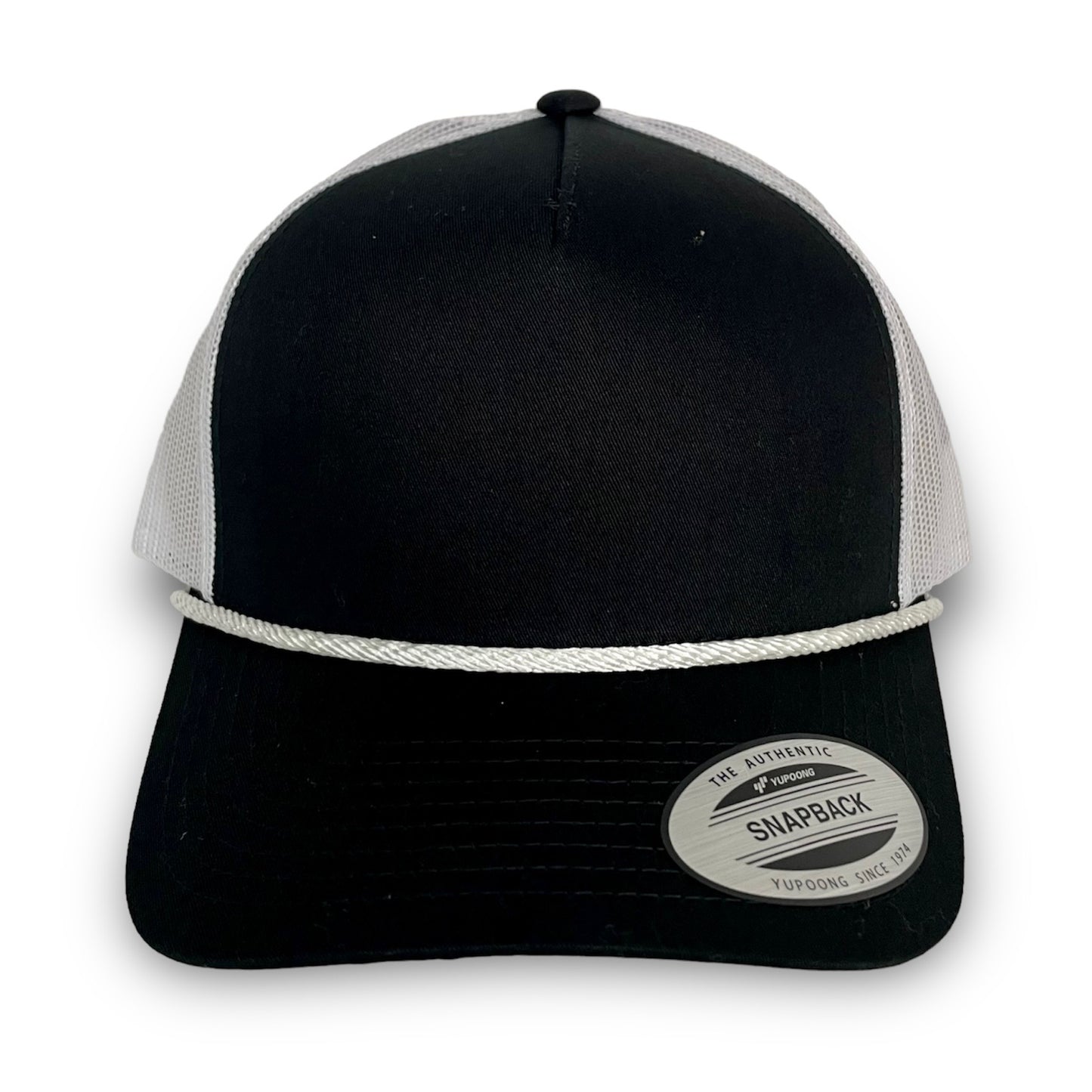 Black/White Snapback - Whiskey Road Hat Company