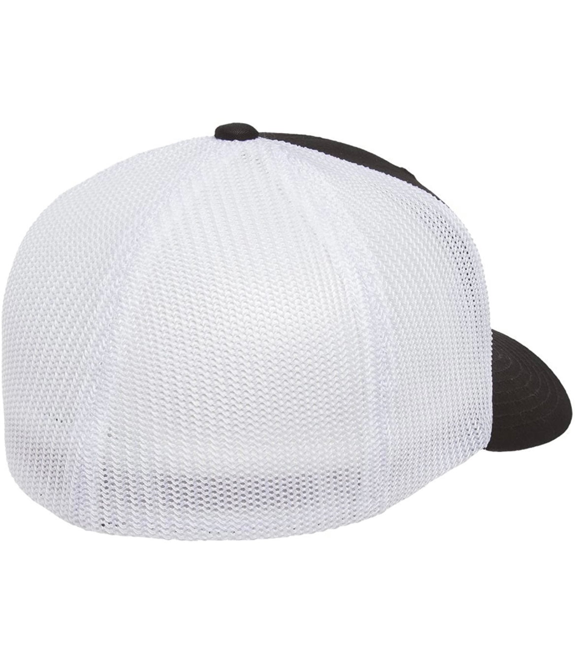 Black/White Flexfit Mesh Back - Whiskey Road Hat Company