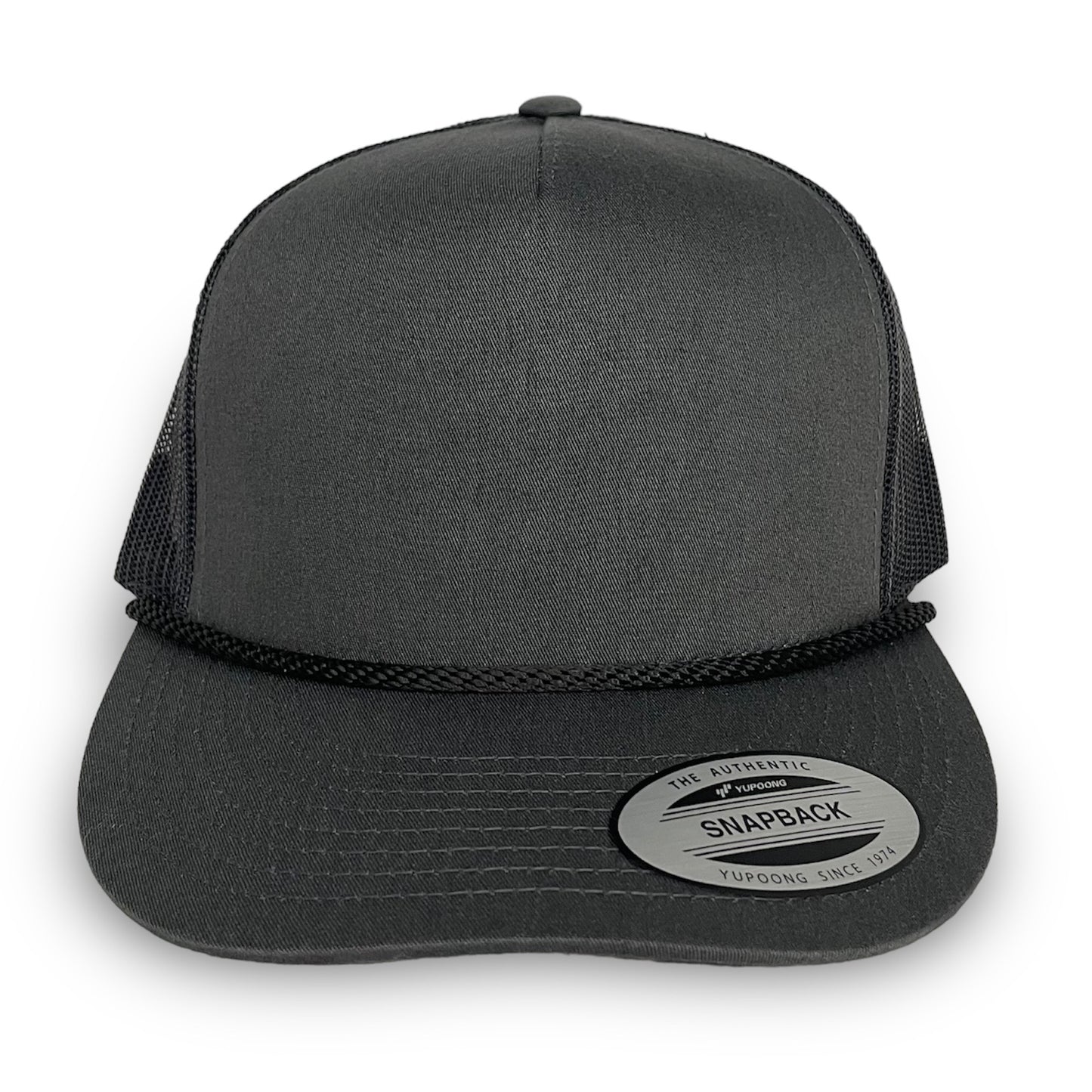 Charcoal Trucker Hat - Whiskey Road Hat Company