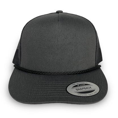 Charcoal Trucker Hat - Whiskey Road Hat Company