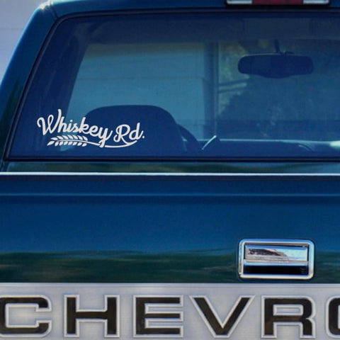 Whiskey Road Decal
