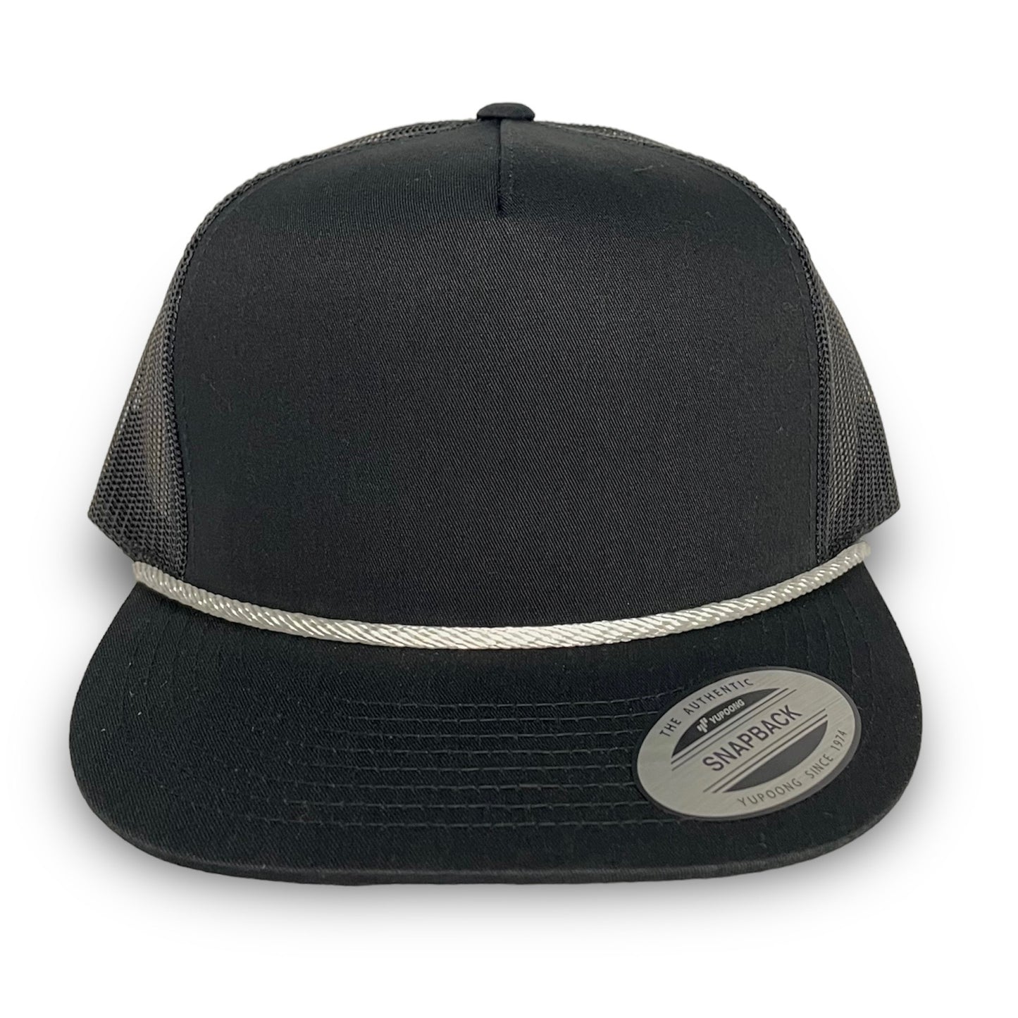 Black Trucker Snapback - Whiskey Road Hat Company