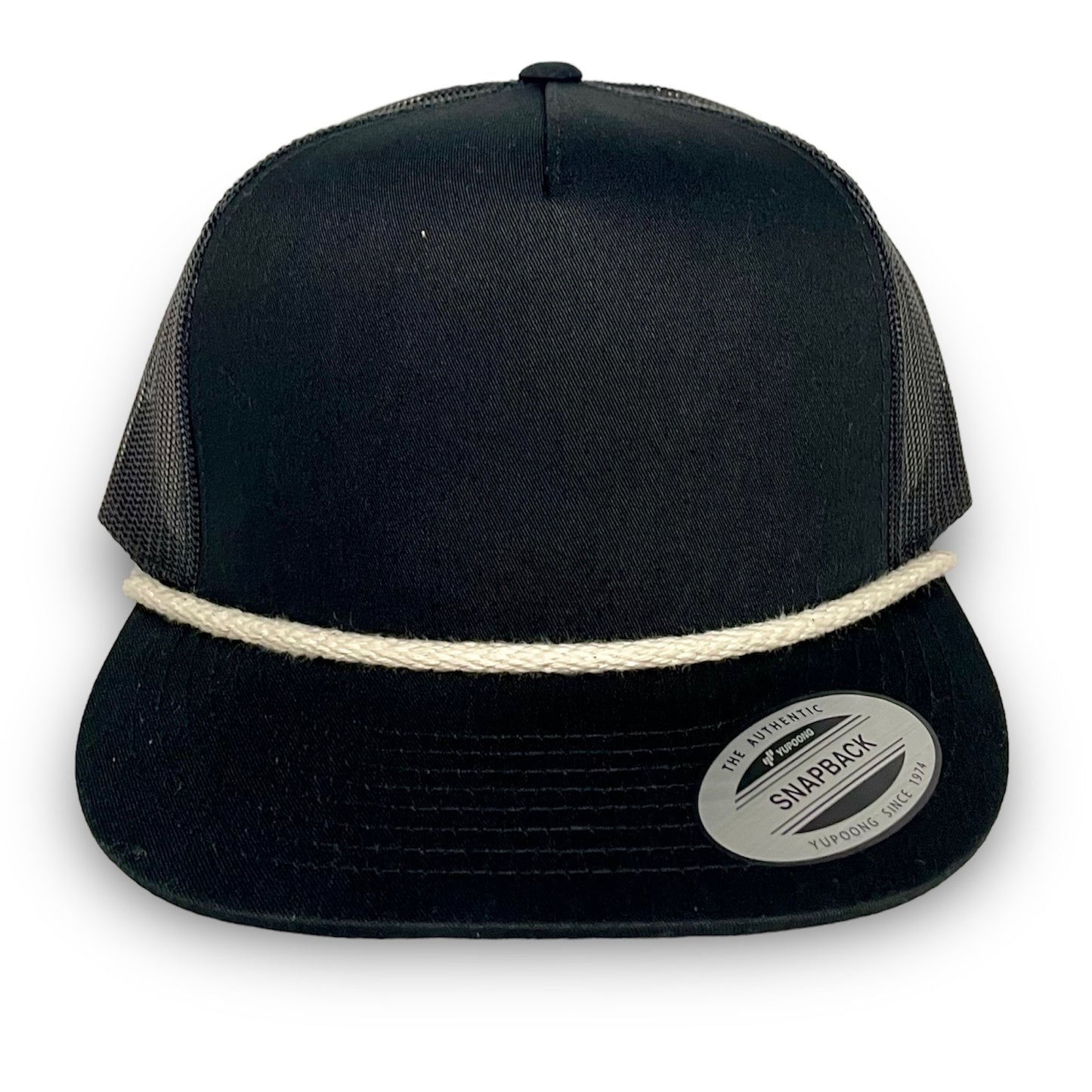 Black Trucker Snapback - Whiskey Road Hat Company